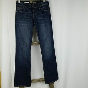 Kut From The Kloth women 2 blue Jackie bootcut jeans denim western rugged